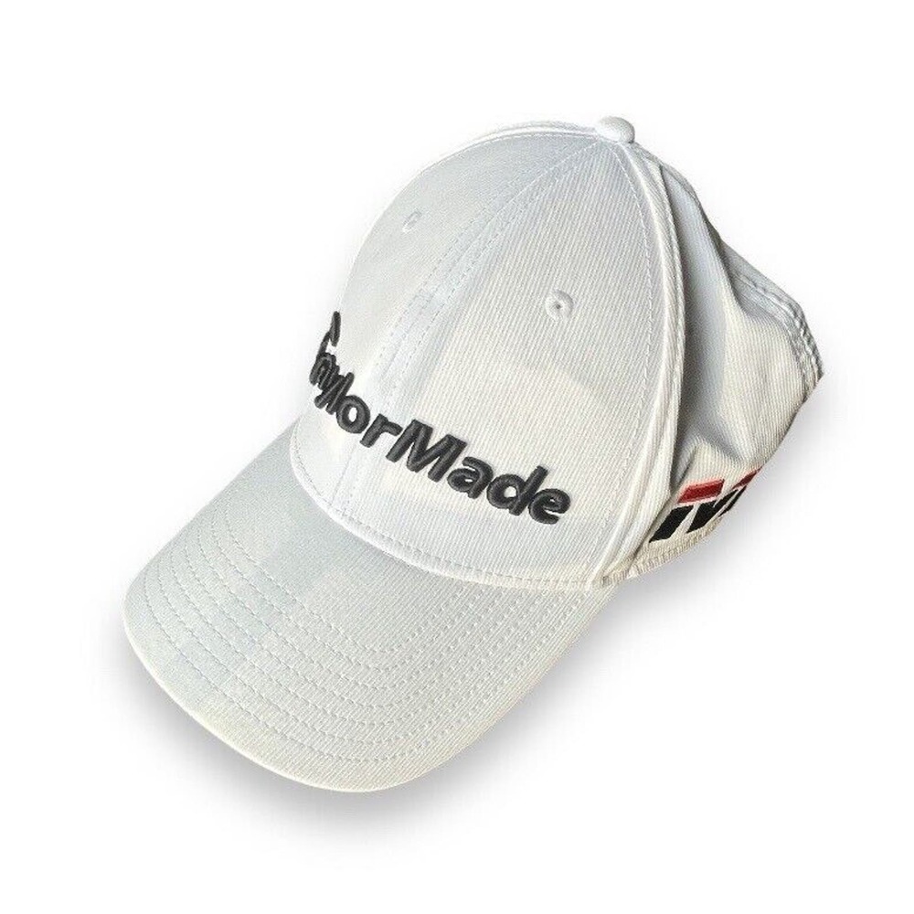 TaylorMade TP5 Golf Hat Cap Logo White Adjustable Men